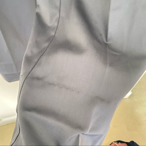 ST JOHN Gray High Waisted Wide Leg Trousers FLAWED - Picture 10 of 15